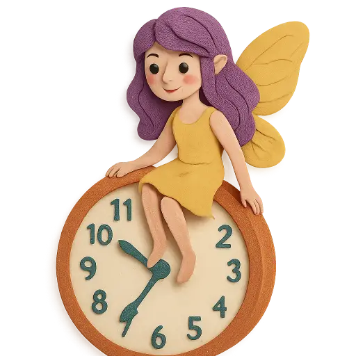Fairy with clock